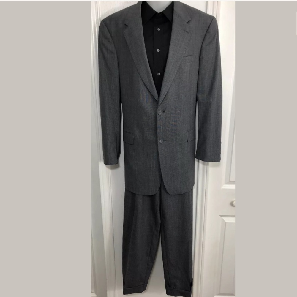 Austin Reed London 44L 100% Wool Two Piece Suit.